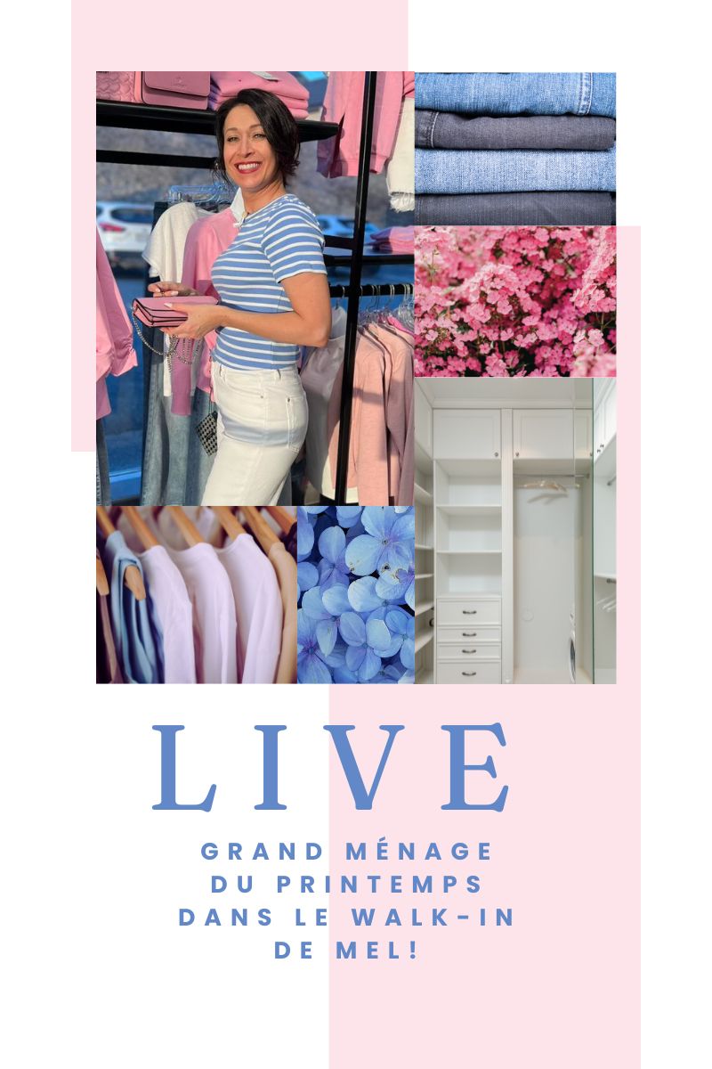 Ménage du printemps dans le walk-in de Mel !!