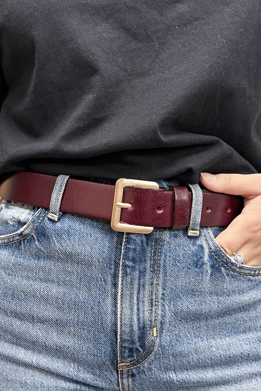 Ceinture en cuir - B30628 - 