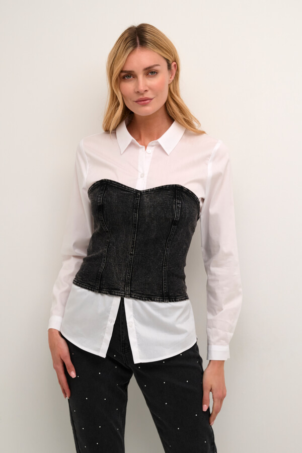 Corset en denim KAFFE - 10508359 - KAFFE