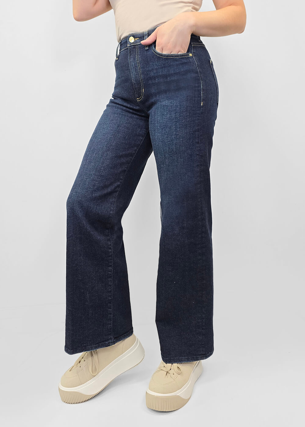 Jeans 1981 taille haute GUESS - WBBA98D5860 - Guess