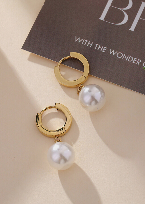 Boucles d'oreilles en acier inoxydable - L06-263 - Boucles d'oreilles