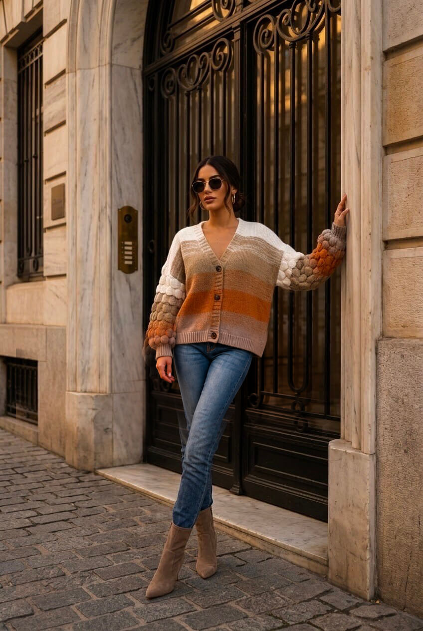 Cardigan ORIGINALITÉS - 4600B - Originalités