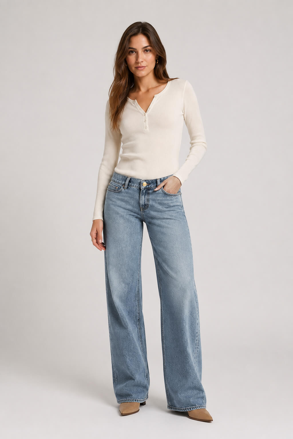 Jeans GUESS WIDE LOW - W6BA2KD2577 - Guess
