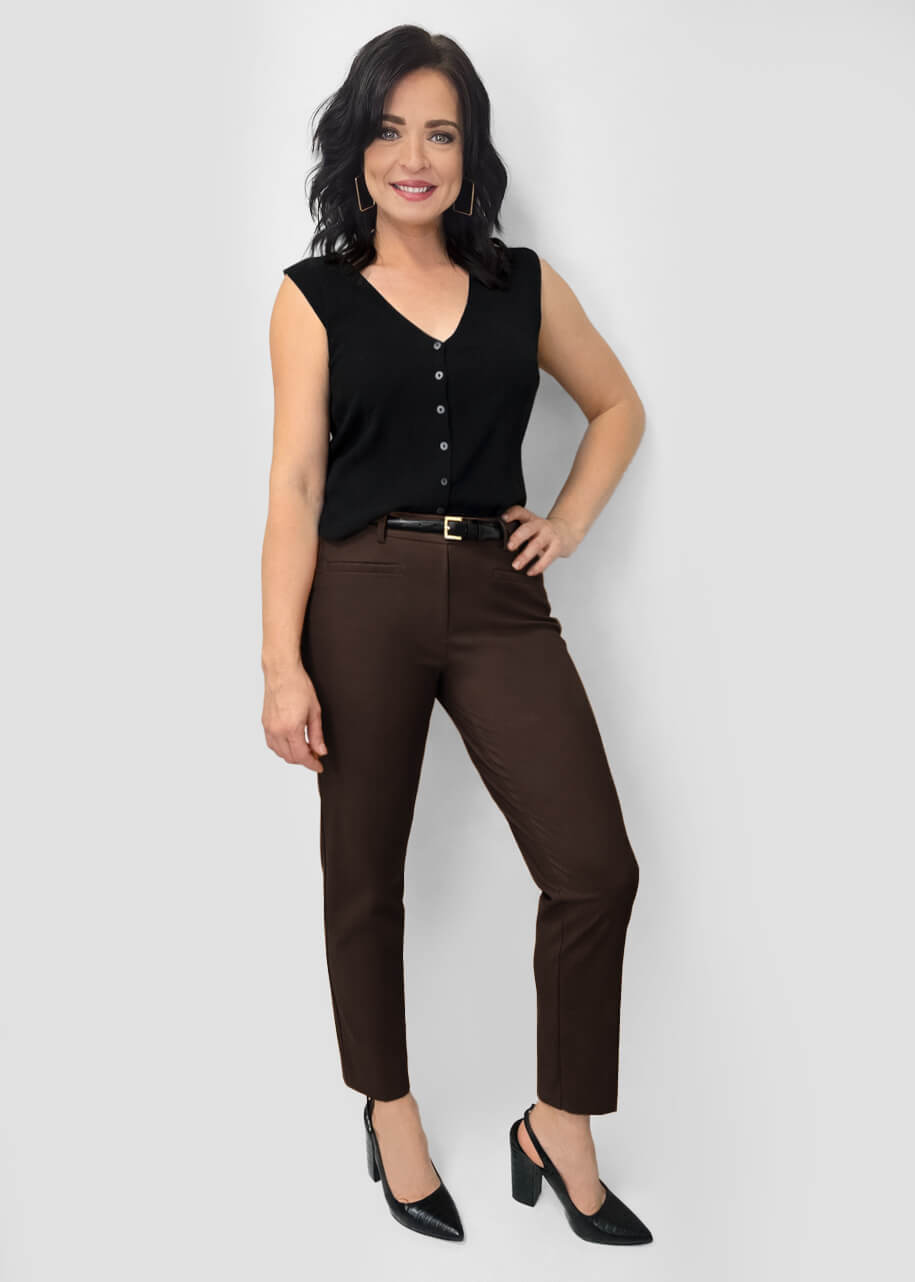 Pantalon crop COLLECTION VICKIE - Tiffany - COLLECTION VICKIE