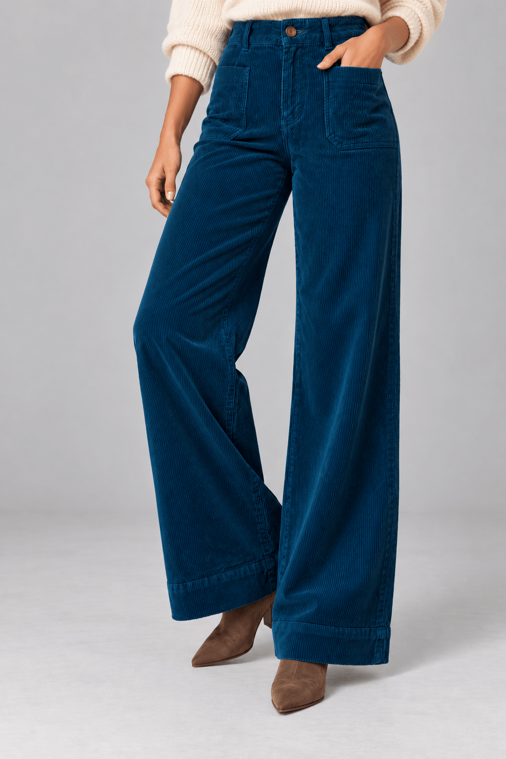 Pantalon corduroy LOLA DENIM WIDE LEG - COLETTE-DKB - LOLA DENIM