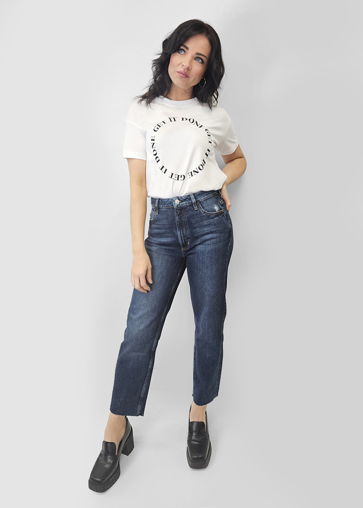 Mom jeans taille haute GUESS - WBBA21D4K30 - Guess