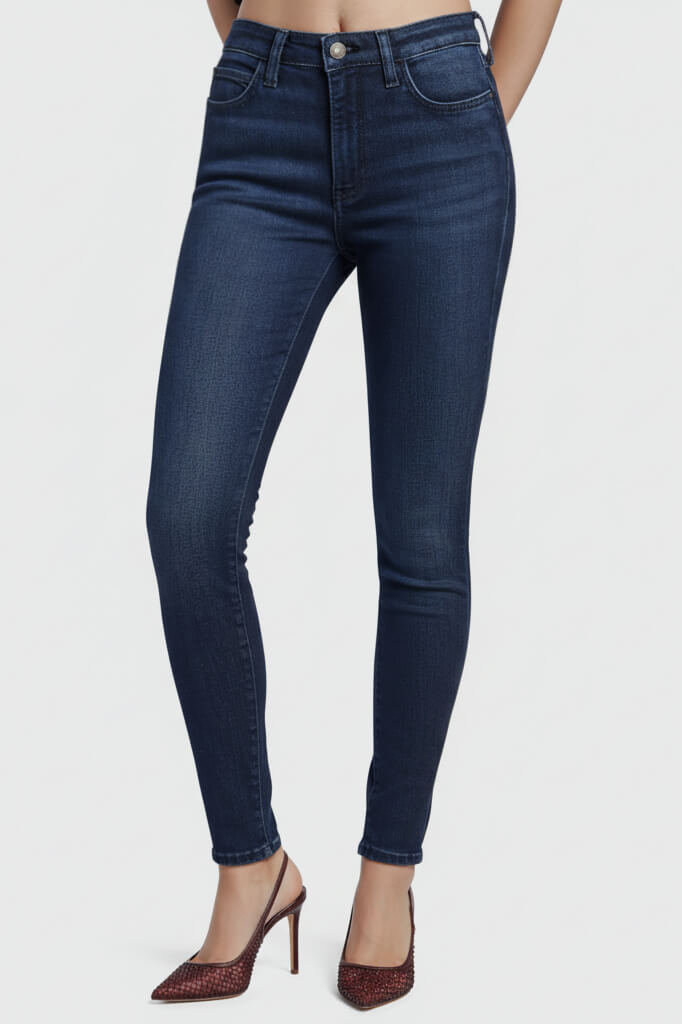 Jeans taille haute GUESS - W6RAB4D5QQ0 - Guess