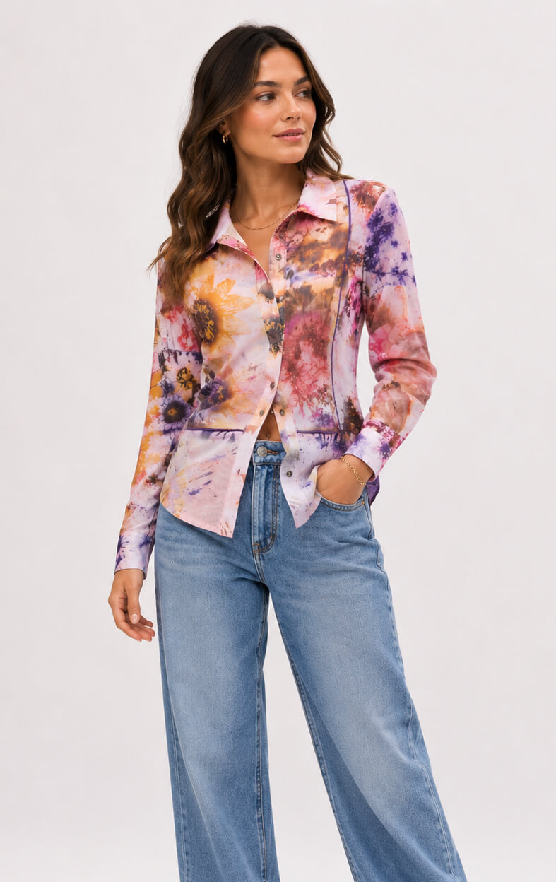Chemisier mèche DESIGUAL - 26WWTK24 - Desigual