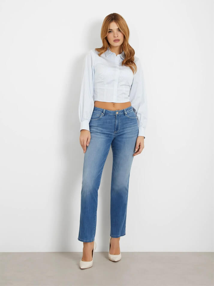 Jeans sexy straight taille régulière GUESS - W4GA15D5B42 - Guess