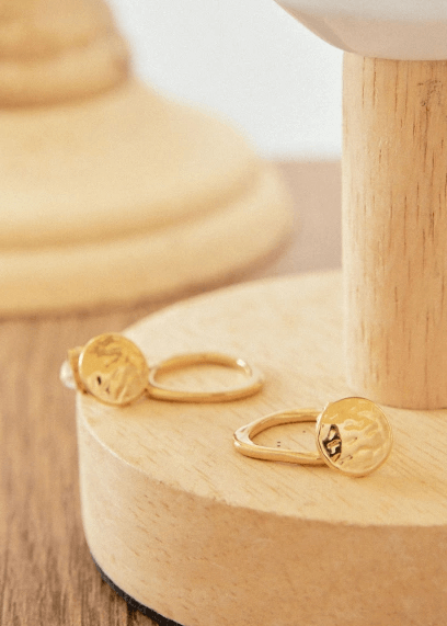 Boucles d'oreilles en acier inoxydable - L01-365 - Boucles d'oreilles