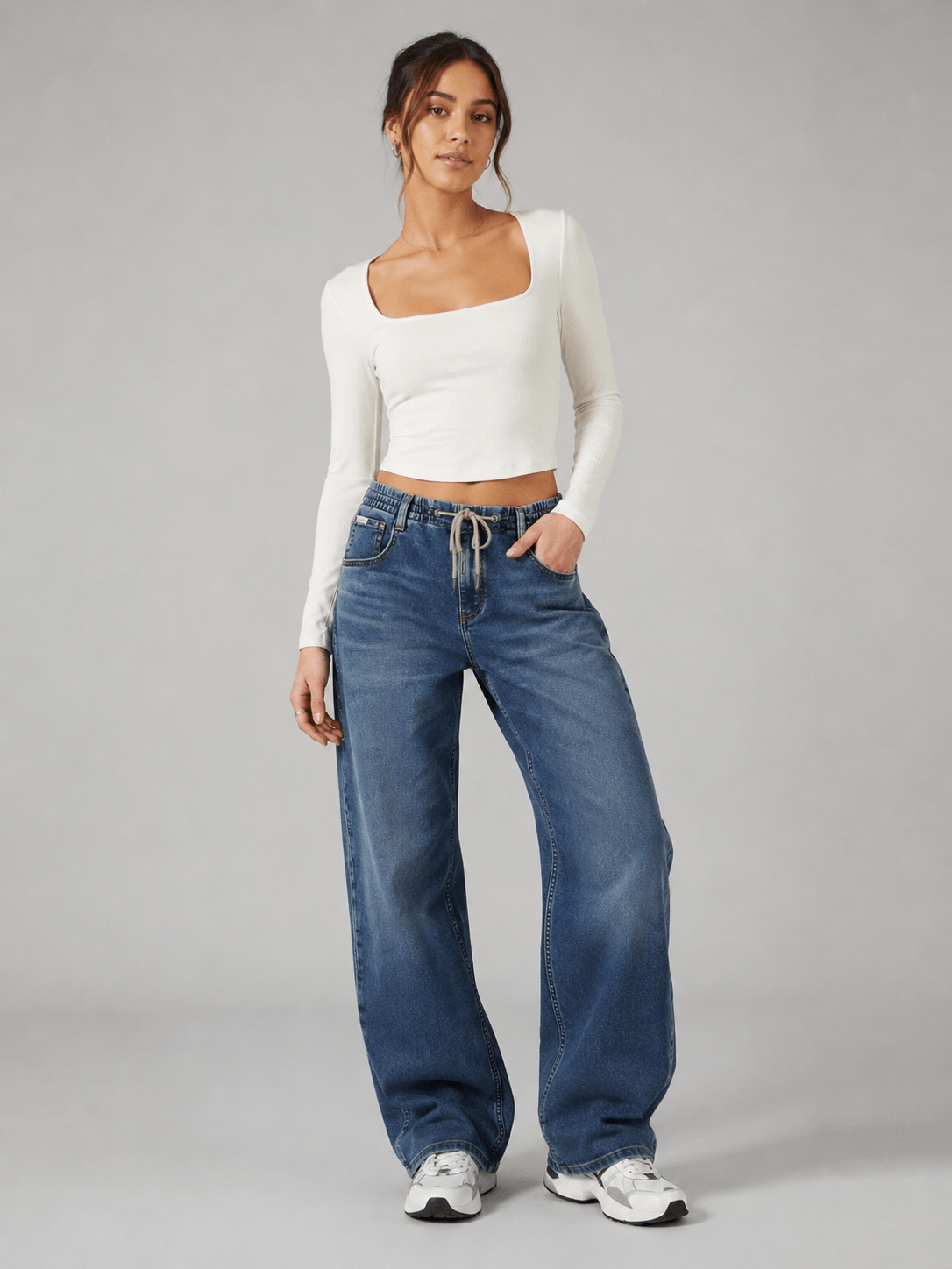 Jeans GUESS G11 WIDE LEG - W6BA23D1797 - Guess