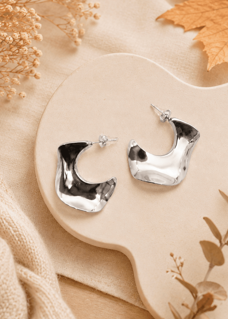 Boucles d'oreilles en acier inoxydable - 8846PG - Boucles d'oreilles