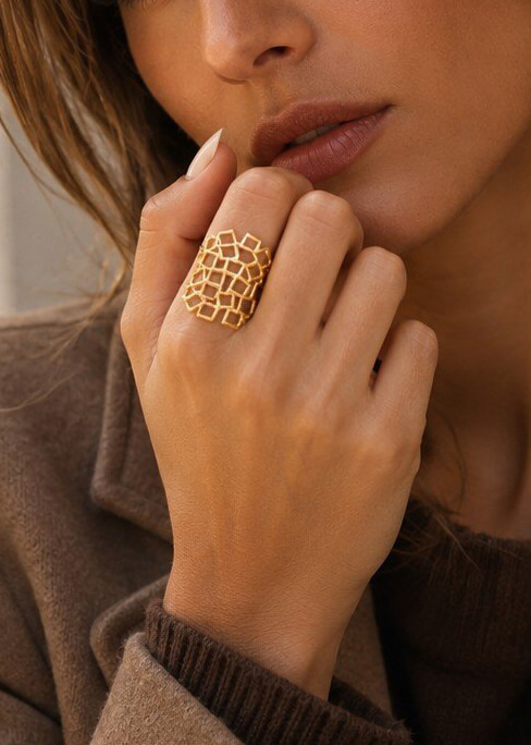 Bague en acier inoxydable - BU5358 - BAGUES