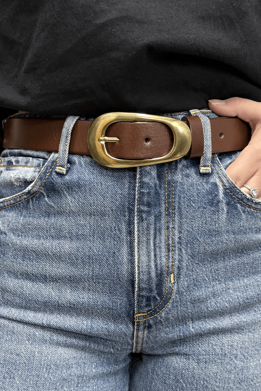 Ceinture en cuir - B30688 - 