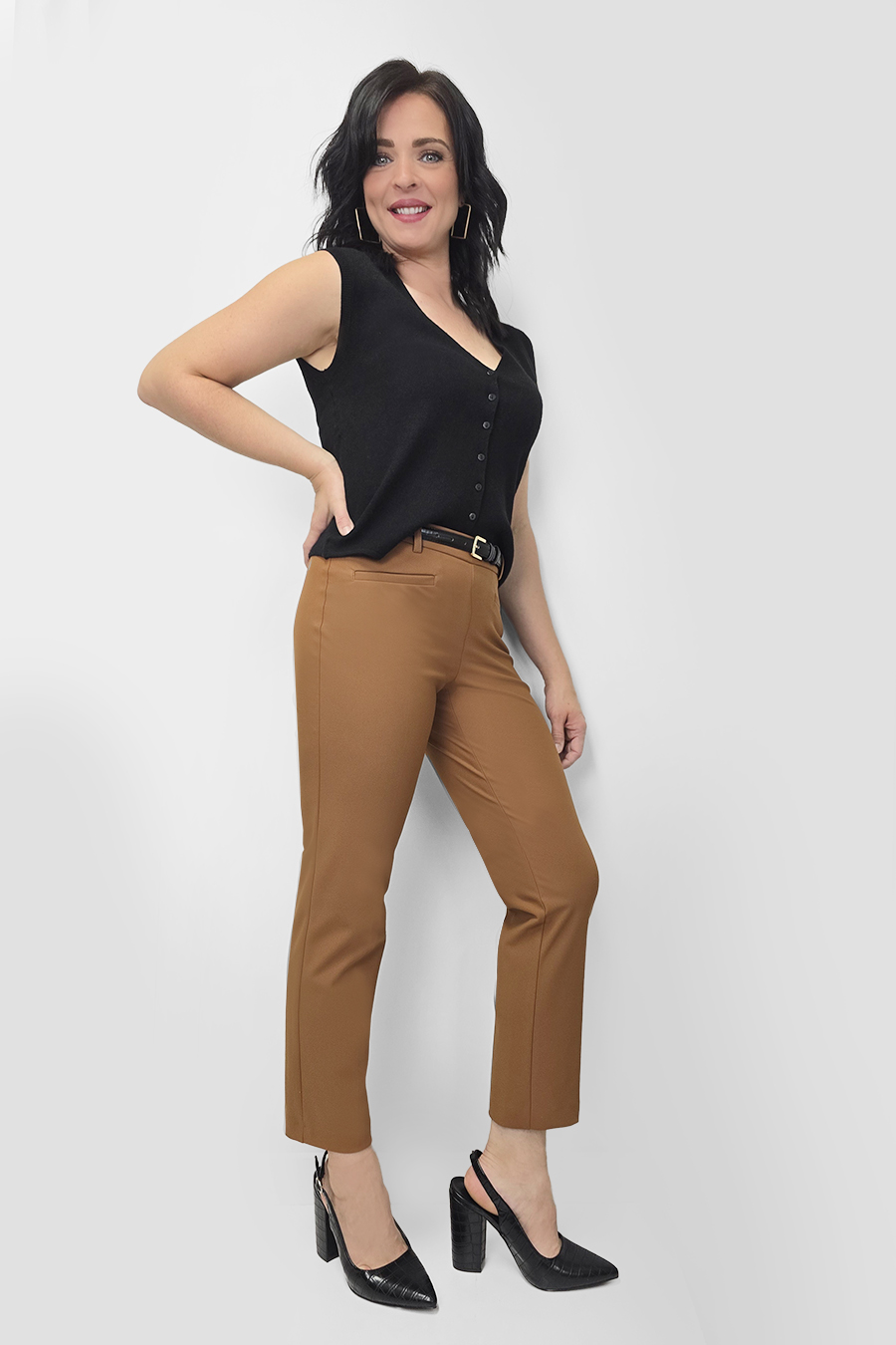 Pantalon crop COLLECTION VICKIE - Tiffany - COLLECTION VICKIE