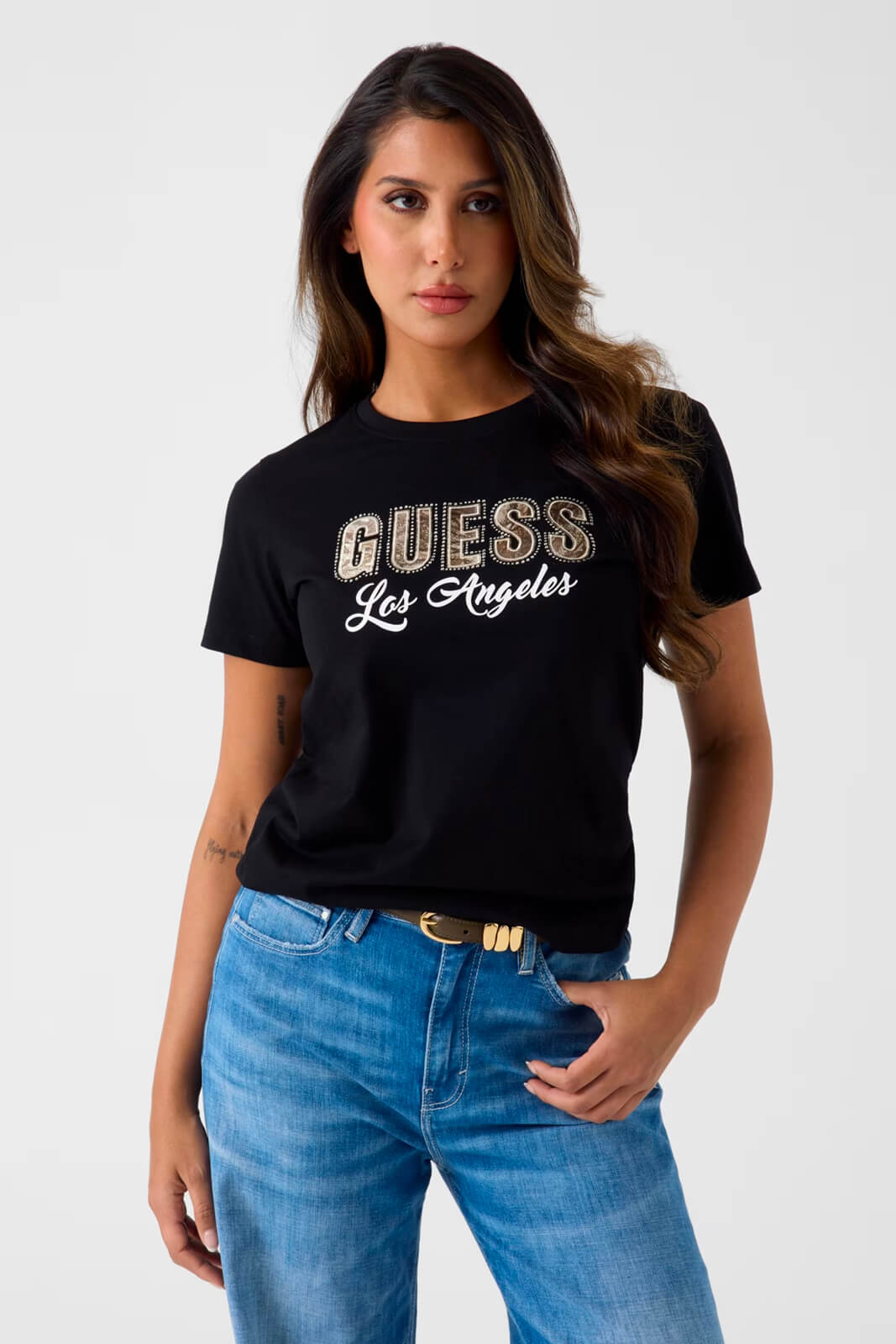 T-Shirt GUESS SNAKE - W6YI30K4349 - Guess