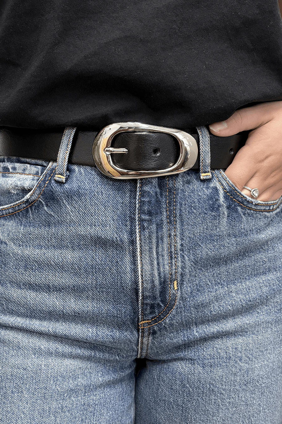 Ceinture en cuir - B30688 - 