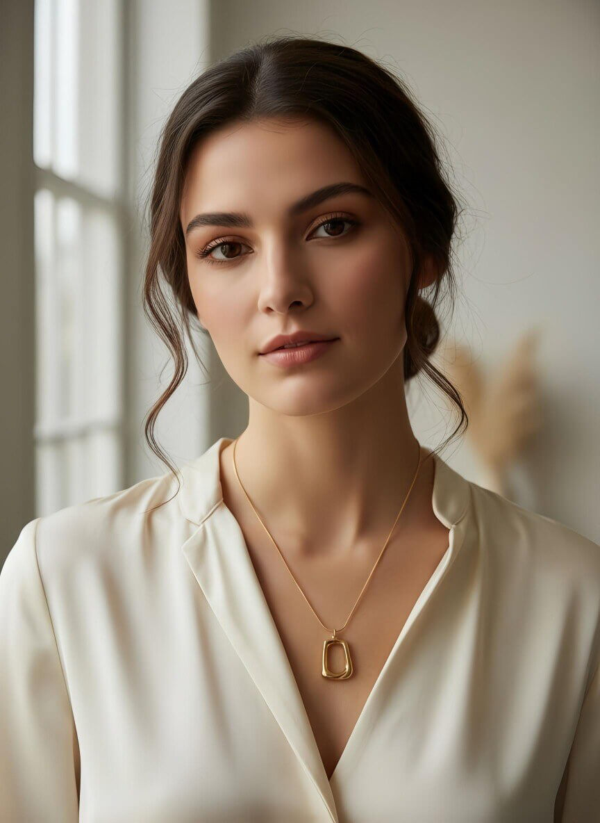 Collier en acier inoxydable - CHA002 - 