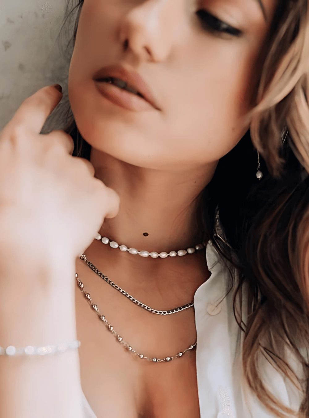 Collier de perles WELLDUNN - Filet - 