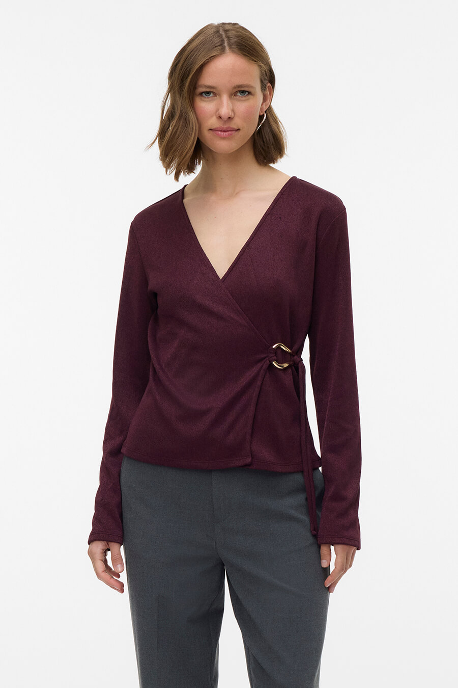 Chandail cache-cœur VERO MODA - 10336209 - Vero Moda