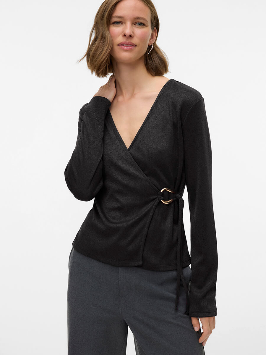 Chandail cache-cœur VERO MODA - 10336209 - Vero Moda