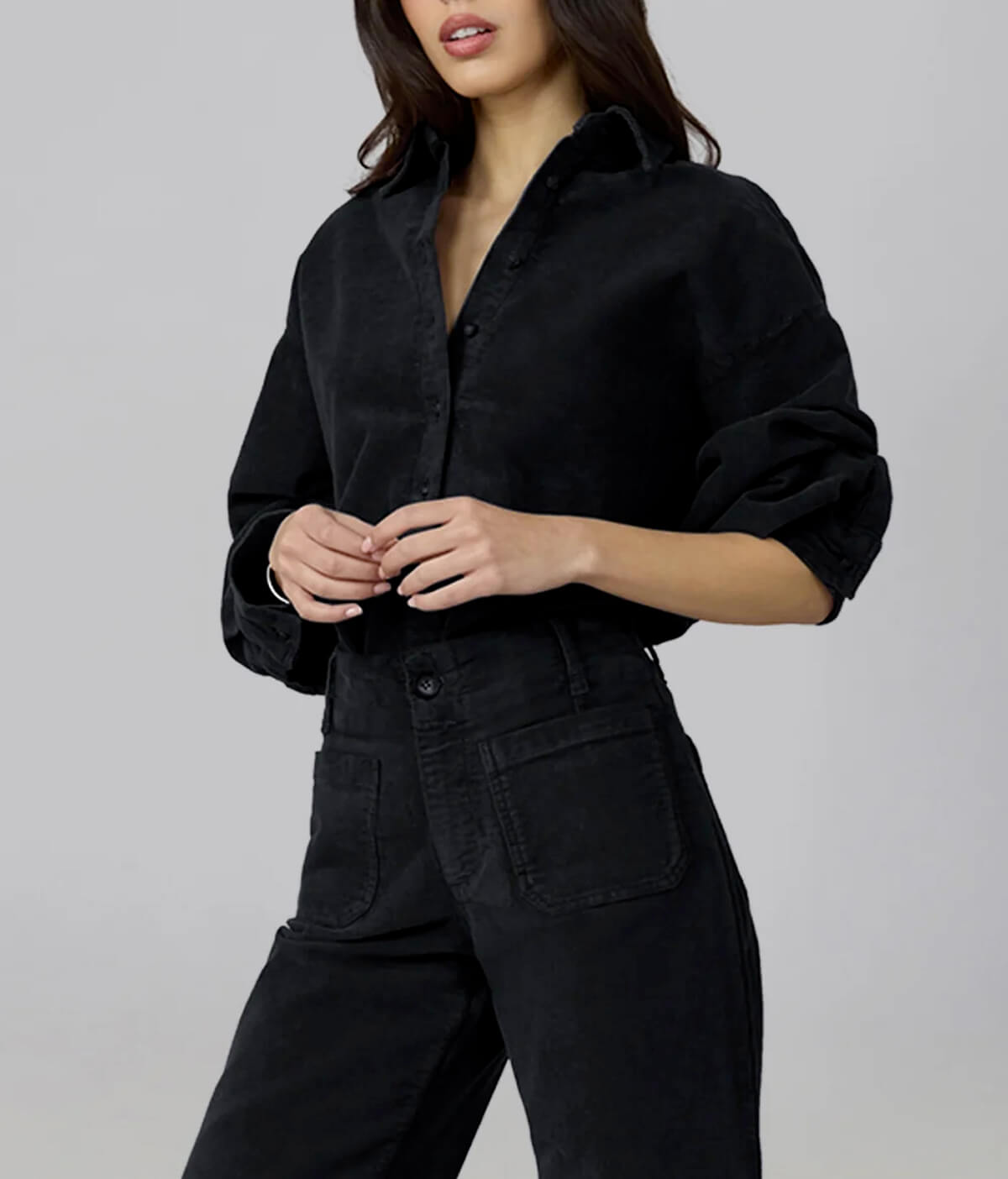 Surchemise LOLA DENIM - MARGOT-CBLK - LOLA DENIM