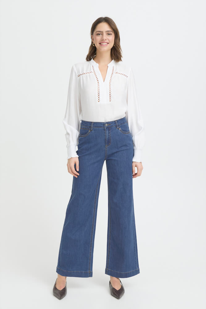 Jeans taille haute FRANSA - 20614692 - Fransa