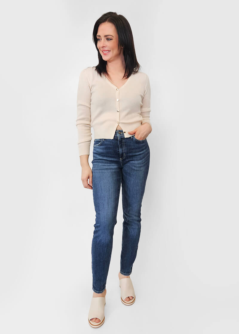 Jeans taille haute GUESS " CRX d'été" - WBGAB4D47G0 - Guess