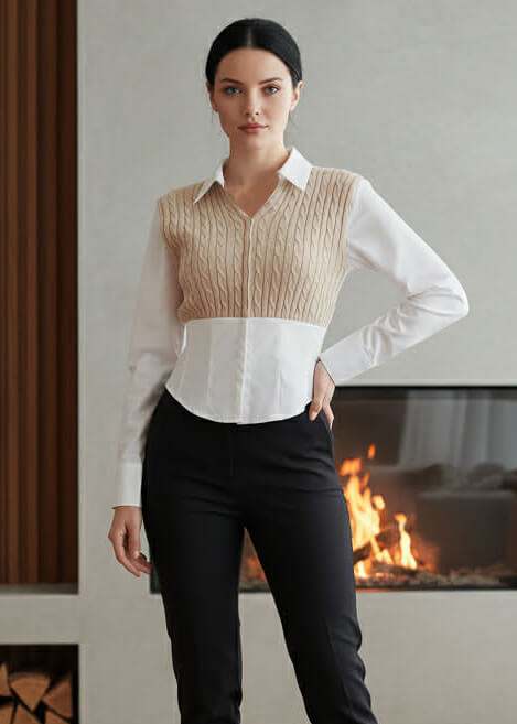 Chemise-chandail ORIGINALITÉS - RA5652 - Originalités