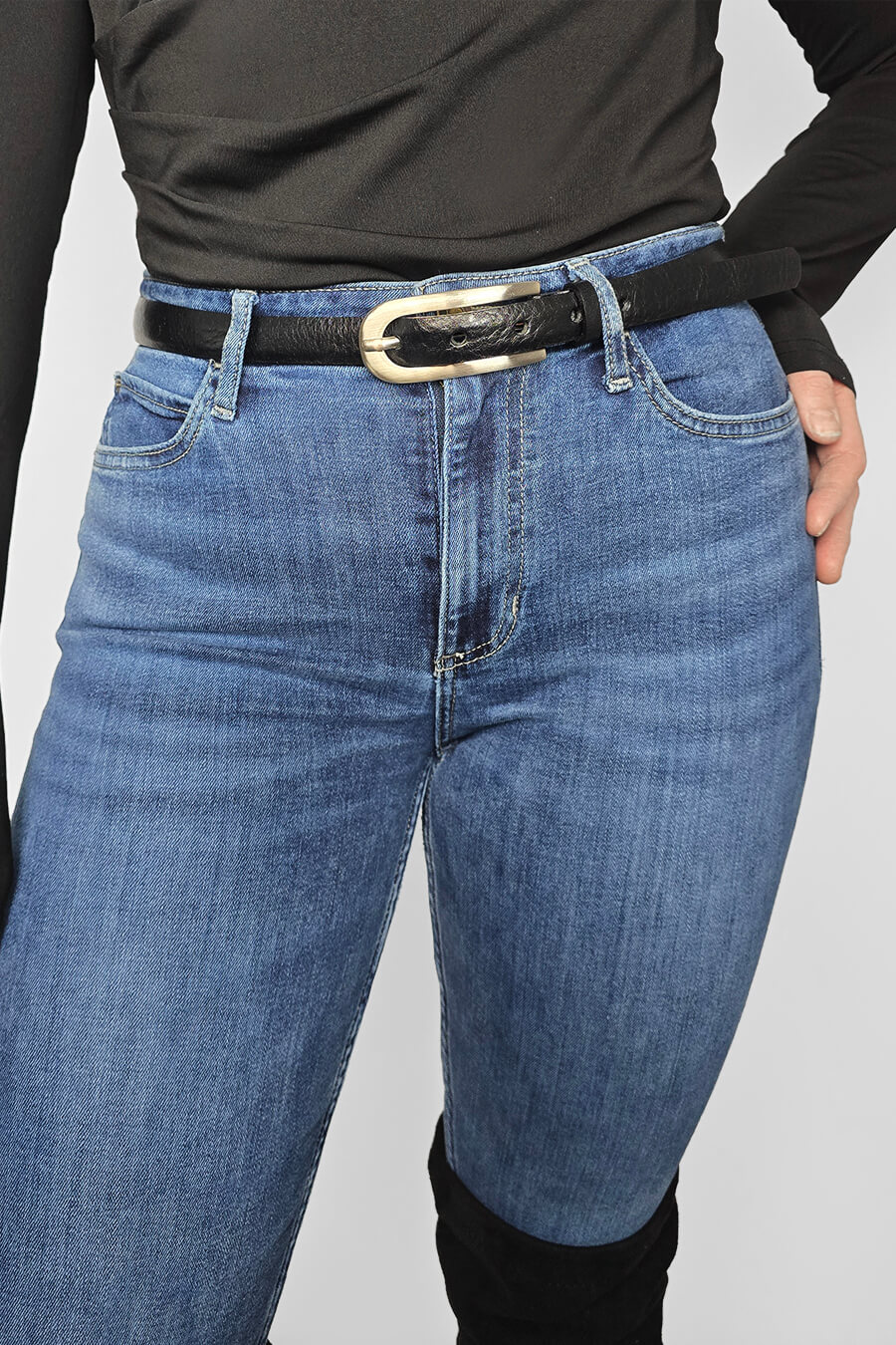 Ceinture en cuir véritable - 29613 - 