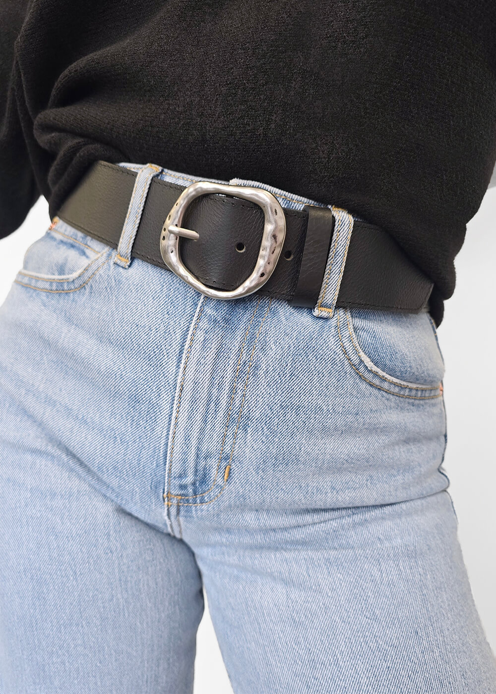 Ceinture en cuir véritable - 29951 - 