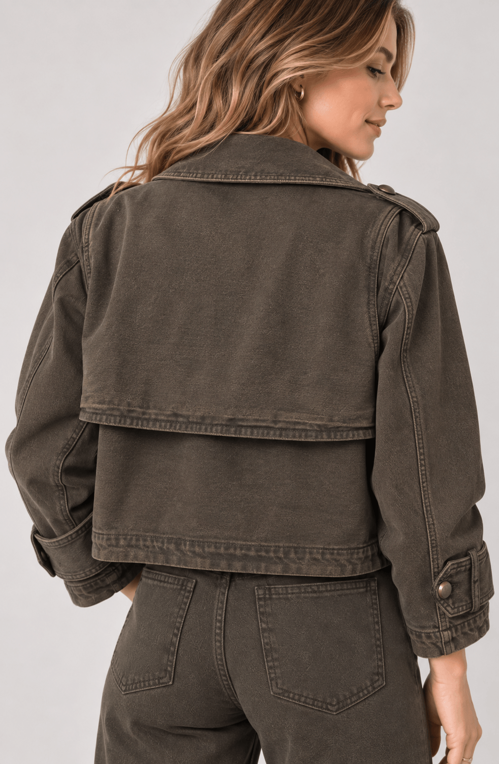 Veste LIVERPOOL CROPPED DENIM