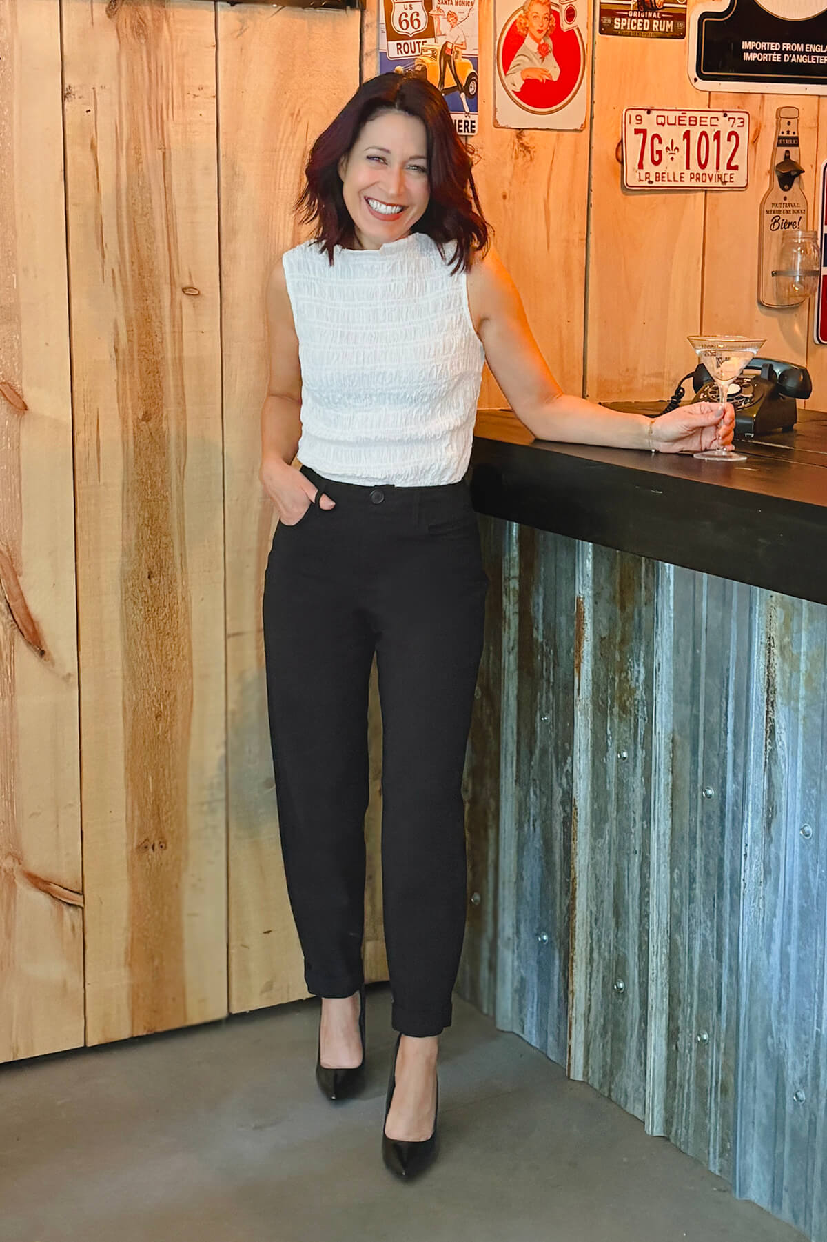 Pantalon barrel COLLECTION VICKIE
