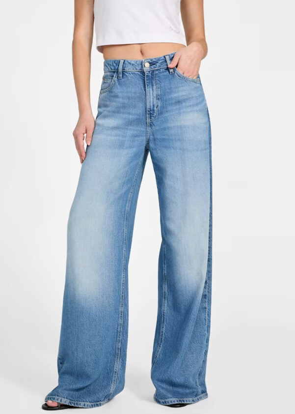 Jeans taille haute GUESS - W5GA82D5B94 - Guess