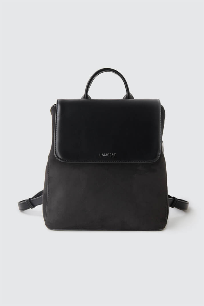 Sac à dos en cuir vegan et en suède LAMBERT - CYNTHIA - LAMBERT