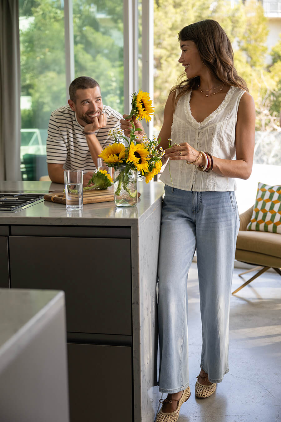 Jeans LIVERPOOL WEEKENDER - LM4678SSL - LIVERPOOL