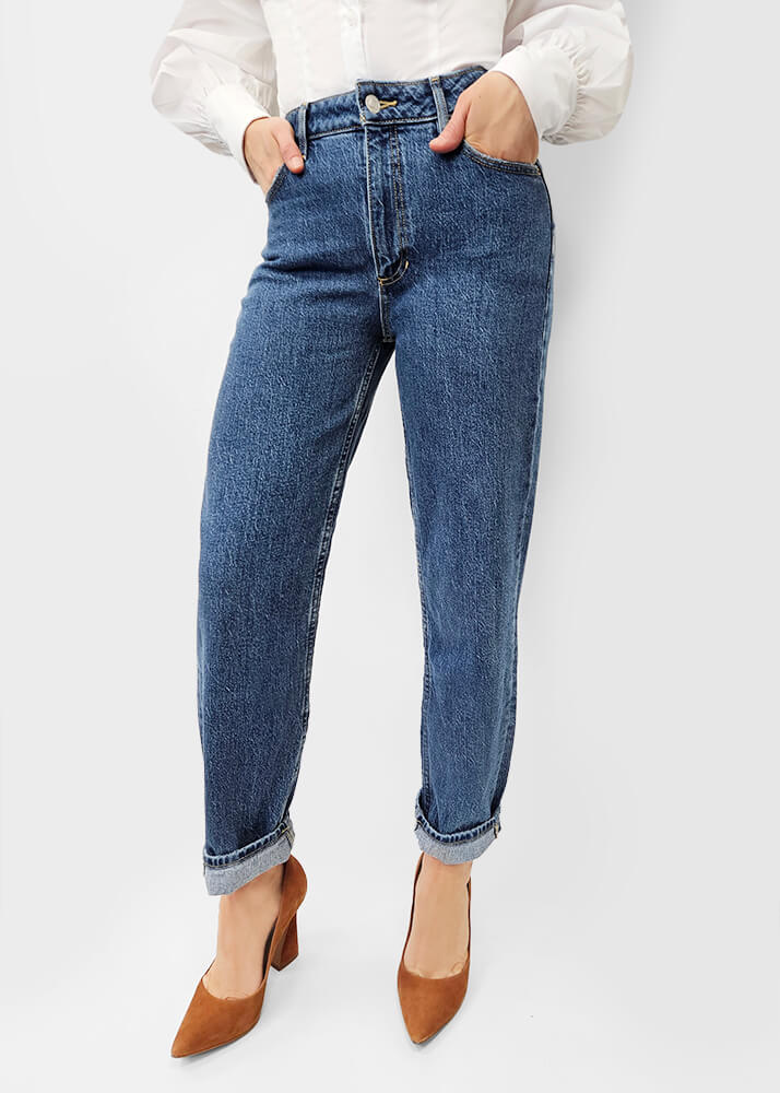 Mom jeans taille haute GUESS - WBBA21D4K35 - Guess
